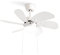 CREATE / WINDEASY/Deckenventilator Weiß umkehrbare Naturholzflügel mit Beleuchtung / 53W, Leise, Ø86cm, 3 Geschwindigkeiten, AC-Motor, Sommer-Winterbetrieb