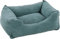 Flamingo Rechteckiges Velutto-Körbchen Blau – 65 x 50 cm, ideal für Französische Bulldoggen, Dackel, Beagles und Katzen, luxuriöser Komfort und stilvolles Design