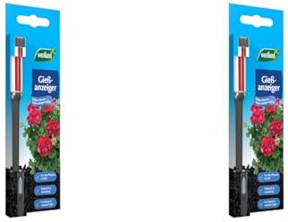 Westland Gießanzeiger klein, 16 cm, anthrazit – Pflanzen Gießmelder, Wasserbedarf-Anzeige für Pflanzen in Blumenerde (Packung mit 2)
