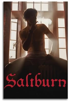 Azizat Saltburn Filmposter, Wandkunst, Dekordruck, Bild Gemälde für Wohnzimmer, Schlafzimmer, Dekoration, 30 x 45 cm, ungerahmter Stil