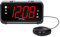 ZAPALA Expert Alarm Clock for Bedroom, 2 Alarms Loud LED Big Display Plug in Simple Basic Digital Clock with USB Charging Port & Bed Shaker, Adjustable Volume, Dimmable, Snooze for Deep Sleepers Kids