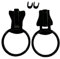 Wellensteyn Zipper 8mm Ersatz Schieber für Jacken 8V 8VS (schwarz - glänzend, WZ - Zipper-SET (oben und unten))
