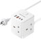 UK to Australia Plug Adapter with 1.5M Extension Cable 3 Way 4 Fast Charging USB (QC3.0/PD20W) Compact Cube Plug Adapter for New Zealand, China, Fiji, Argentina, Type I