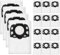 KFI 357 Lot de 16 sacs d'aspirateur pour Kärcher WD2Plus, WD3, KWD1, KWD2, KWD3, MV3, WD3.200-WD3.800M, SE4001, SE4002, remplace 2.863-314.0, indéchirables et robustes