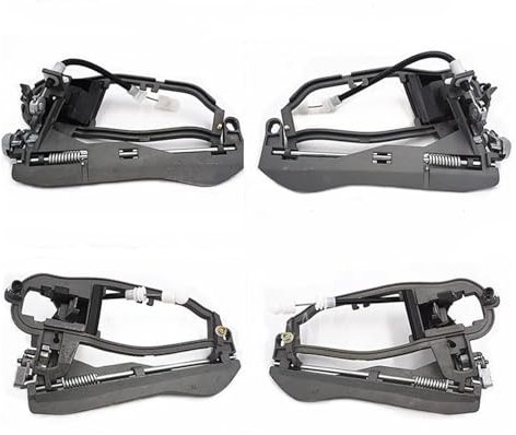 KTGVTPBHBW Car Door Handles Outer for B&MW X5 E53 2000-2006 Door Handle Carrier Inner Outside Front Rear Left Right 51218243615 51218243616 51228243635 51228243636(4pcs)