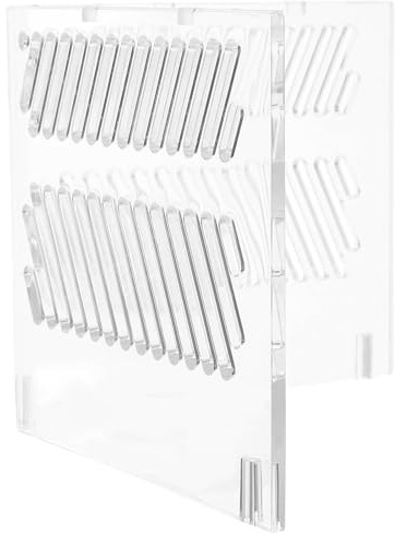 BESPORTBLE Aquarium Sand Guard Divider Acrylic Grid Plate Isolation Pump Guards for Fish Tank Decor Clean Water