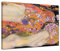 Bilderdepot24 Bild auf Leinwand | Gustav Klimt - Wasserschlangen II (1906-07) in 50x40 cm als Wandbild | Wand-deko Dekoration Wohnung alte Meister | NEU-180206-50x40-w2