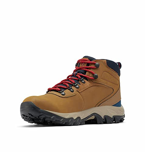 Columbia Newton Ridge Plus II WP wasserdichte Wanderstiefel für Herren, Braun (Light Brown x Red Velvet), 42 EU