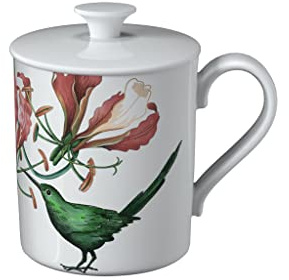 Villeroy & Boch Signature Avarua Gifts Becher mit Deckel, 300ml, weiß/bunt