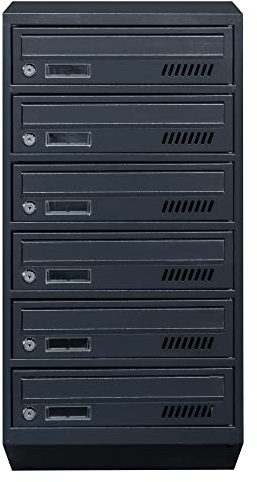 6-Personen-Briefkasten EURO GDS6 7016