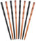 8 Palillos de Madera del Pelo de Las Piezas, Pasador Chino del Pelo, Palillo Decorativo del Pelo Para Las Señoras, Palillos de Bambú del Pelo de La Forma Para Los Bollos Para Las Mujeres(2 Colores)