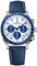Pagani Design 1701 Herren Professionelle Chronograph Japan VK63 Quarzwerk Mond Armbanduhr Edelstahl 100M Wasserdicht Casual Analog Uhr Datum, Blaues Nylon