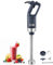 VEVOR Batidora de Mano Comercial 500W Batidora de Mano de Inmersión Eje de 406 mm Batidora Portátil de Velocidad Continuamente Variable con Hoja de Acero Inoxidable para Sopa Salsa Puré Crema