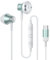essa Wired Headphones, Type-C Earphones with Powerful Bass, In-Ear USB-C Headphones with Mic, Tangle-Free, Ergonomic Design for Android, iPad, iPhone 15, Laptops, and More (Green)