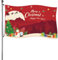 Bandiere Natale Esterne Gosknor, 150x90cm, Bifacciali in Poliestere Alta Qualità Decorative Per Esterni, Bandiera di Capodanno Cortile Giardino Veranda Casa Decorazioni Natalizie