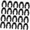 GARVALON 20pcs Microphone Accessories Kit Microphone Arm Stand Parts Plastic Holder Mic Cable Clamps for Recording Studios