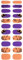 Halloween Nails Stickers Nails Polish Strips Semi Cured Gels Nails Strips Manicures Stickers Full Nails Wrap For Woman