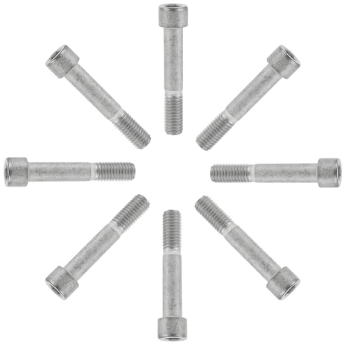 YARNOW 8Pcs M8 Bike Saddle Clamp Bolts, Mountain Bike Seatpost Clamp Screws, Bicycle Seatpost Fixing Screws for Cycling Seat Tube Accessories