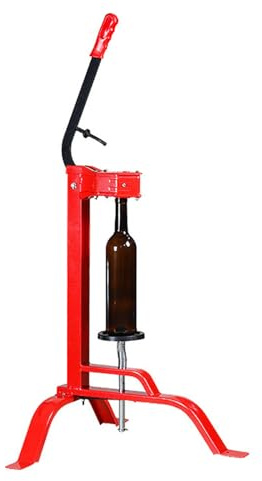 UILMLIO Manual Cork Capping Machine, Stainless Steel Sealing Equipment for Easy Bottle Closure