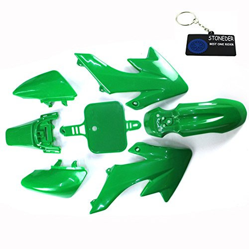 STONEDER Grüne Kunststoffverkleidung-Kits für Honda XR50 CRF50 Stomp Coolster SDG GPX