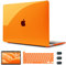 CISSOOK for MacBook Pro 13 inch Case Orange A2338 A2251 A2289 2020-2025 Release, Hard Shell Case with Keyboard Cover for MacBook Pro 13 Inch M1 M2 -Orange