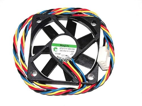 Zyvpee 50MM MF50101V1-Q020-S99 12V 1.44W 4Wire 5CM Cooling Fan 50x50x10mm