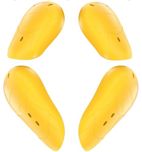 Viscoelastic Memory Foam - CE UKCA Level 2 High Performance Body Shock Protection Armour Inserts for Motorcycle Jacket Shoulders & Elbows - 4 Piece Set