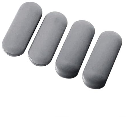 HSSDTECH 4PCS Rubber Foot Feet Bottom Base Cover Feet Strips Repalcement for Dell Latitude 5500 5501 5502 5505 5509 5510 5511/ Precision 3540 3541 3542 3550 3551 Laptop Rubber Feet (Grey)