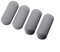 HSSDTECH 4PCS Rubber Foot Feet Bottom Base Cover Feet Strips Repalcement for Dell Latitude 5500 5501 5502 5505 5509 5510 5511/ Precision 3540 3541 3542 3550 3551 Laptop Rubber Feet (Grey)