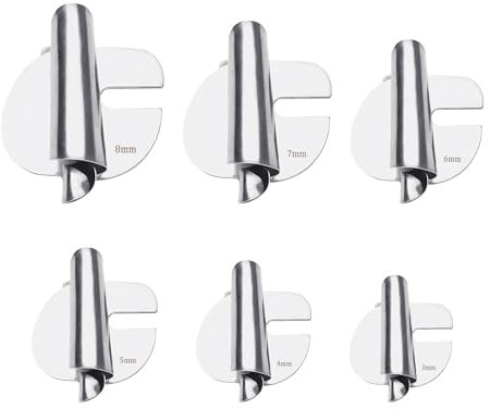 KRYMSON Lot de 6 machines à ourler en spirale, accessoires pour appareils de couture, universels pour tours plats, tours d'ordinateur et machines à coudre domestiques