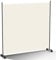 Vigevee Paravent Raumteiler Klappbar Freistehend Trennwand, Paravent auf Rollen, Umkleide Sichtschutz Raumtrenner 1 Teilig 187x181 cm, Paravent für Büros, Balkon - Beige