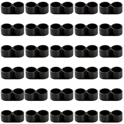 VooGenzek 30 Piezas 16mm Accesorios de Riego por Goteo, Cierre de Extremo de Tubo de Goteo, Riego por Goteo Tubo de Agua Extremo Enchufe, Anillo de Final para línea de Goteo, para Sistemas de Riego