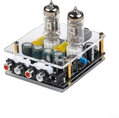Preamplificatore valvolare aggiornato, pre-HiFi per ingressi CD e computer, amplificazione della tensione