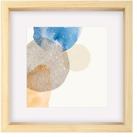 walther design Bilderrahmen Shape 3D FSC-Holzrahmen 40x40 cm, birke, HNX440H