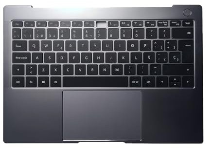 ITECNOWORLD Envío en 24-48h - Carcasa con Teclado Español retroiluminado Compatible con Huawei MateBook X Pro Mach-W19 W29 W09 MachR-WAH9LP MachC-WAH9LP