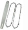 16 Inch Chainsaw Chain Chainsaw Guide Bar 59 Drive Links 050 Gauge 3/8 Pitch 16 Chain Low-Kickback Chainsaw Chains