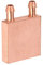 Blocco di raffreddamento ad acqua, 40x40x10mm/1.57x1.57x0.39 pollici Blocco di lucidatura del blocco di lucidatura di calore del dissipatore di calore Dissila di calore a piastra
