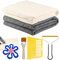Carpet Tufting Cloth with Marked Lines | Tufting Carpet Fabric, Tufting, Non-Slip Carrier Fabric Monk Cloth Set, Mix Made Carpet Making Accessories for Beginners, Enthusiasts and Professionals