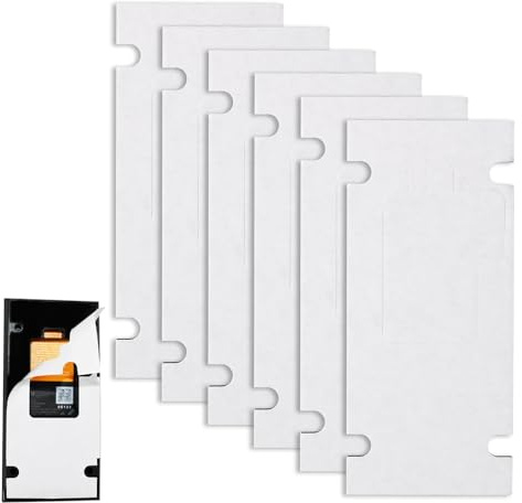 Coptiner 6PCS Double Sided Doorbell Mounting Tape,No Drill Strong Adhesive Eva Pad,Heavy Duty Sticky Tape for Video Doorbell,Houses Apartments Offices,Black