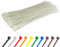 Gocableties - Bridas plastico blancas para cables - 100 Piezas - 250 mm x 2,5 mm - Resistentes a los rayos