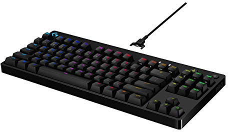 Logitech Tastiera Gaming meccanica G Pro Nero