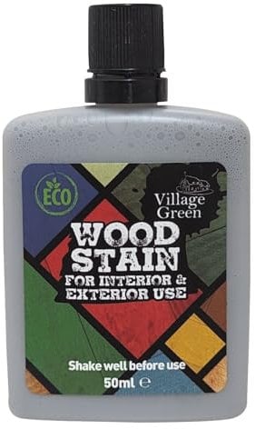 Village Green Ready to Use Wood Stain - Water Based, Eco Friendly, Premium Quality (Limoncello, 50ml)