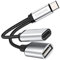 MOSWAG USB C OTG Adapter USB Type C Splitter with USB C Female and USB A Female Compatible with Chromecast with Google TV/Samsung S21 S20 S20+ Ultra/Google Pixel 5 4 4 XL 3 3 XL/LG V40 V30 G6 G8