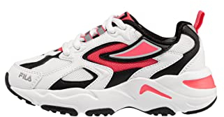 FILA CR-CW02 RAY Tracer Teens Laufschuh, White-Coral Paradise, 36 EU