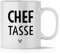 mindmonkeys® lustige Chef Tasse mit Spruch | Sprüche Tasse Arbeit | Kaffeetasse Bürotasse | Chef Geschenke zum Geburtstag Jubiläum Abschied | Keramik 300 ml