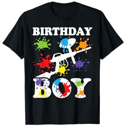 Paintball Geburtstag Junge Lustiger Paintball Geburtstag Junge T-Shirt