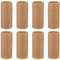 MILISTEN 8 Stück Kraftpapier Zylinder 100 ml Kraftpapier Verpackungsboxen Tuben mit Deckel runde Kraftpapier Röhren Tee-Aufbewahrungsboxen ätherische Öle Flasche Behälter (hellgelb)