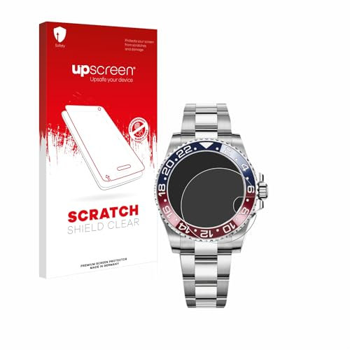 upscreen Schutzfolie für Rolex GMT-Master II – Made in Germany, Kristall-klar, Kratzschutz, Anti-Fingerprint