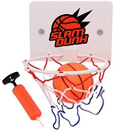 Abonda applyvt Mini Basketball Set Indoor, Wall Mounted Kids Basketball Set w/ The Suction Cup, Adjustable Height Wall Basketball Hoop Outdoor,with Ball & Pump, Mobile Basketball HoopGirls Boys Teens