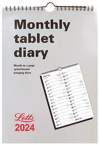 Letts 2024 Monatlicher Tablet-Tagebuch 2024 - A4